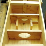 Wood Box with Saddles